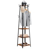 Artikelbild 1 für VASAGLE Kleiderständer LCR80X braun Metall 8 Haken 43,0 x 180,0 cm, Artikelnummer 262578