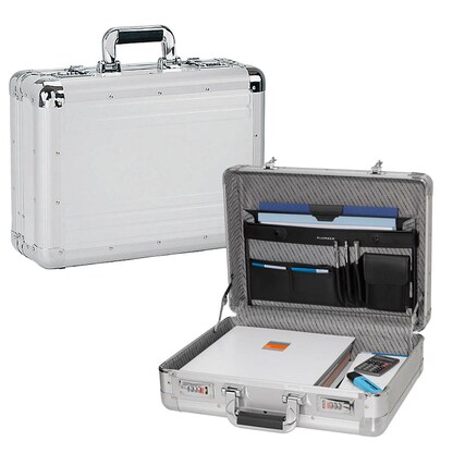 Artikelbild für ALUMAXX Aktenkoffer TAURUS Aluminium silber 46,0 x 16,0 x 34,0 cm, Artikelnummer 121475