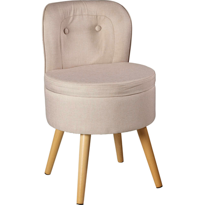 Artikelbild für Echtwerk Sessel Vince creme buche Stoff 42,0 x 42,0 x 71,0 cm, 1 St., Artikelnummer 162022