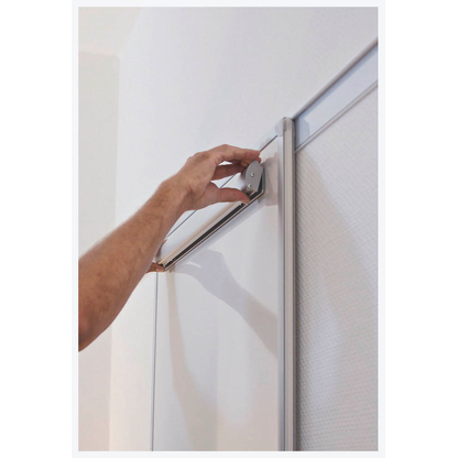 Artikelbild 2 für FRANKEN Flipchart-Halter magnetisch silber für alle magnetischen Oberflächen, Artikelnummer 196731