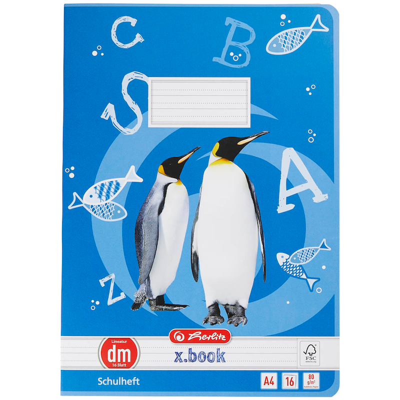 Herlitz Schulheft 16 Blatt – Lineatur 25, 20er Pack, FSC Mix, Holzfrei, 80 G/m², Abgerundete Ecken Herlitz Schulheft 16 Blatt – Lineatur 25, 20er Pack, FSC Mix, Holzfrei, 80 G/m², Abgerundete Ecken