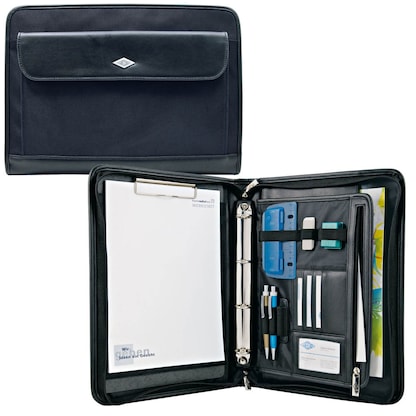 Artikelbild für WEDO Ringbuchmappe Elegance Kunstfaser DIN A4 schwarz, Artikelnummer 149104