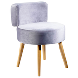 Artikelbild 1 für Echtwerk Sessel Milo grau buche Stoff 43,0 x 43,0 x 59,0 cm, 1 St., Artikelnummer 161937