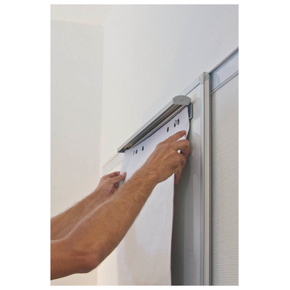 Artikelbild 3 für FRANKEN Flipchart-Halter magnetisch silber für alle magnetischen Oberflächen, Artikelnummer 196731