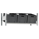 Artikelbild 1 für SCHULTE Fachboden für Schrägbodenregal silber 100,0 x 60,0 cm, 1 St., Artikelnummer 855742