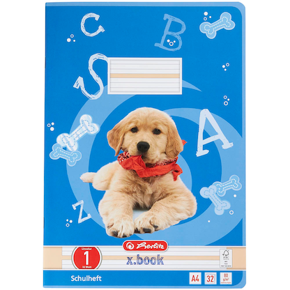 Artikelbild 2 für herlitz Schulheft x.book Lineatur 1 liniert DIN A4 ohne Rand, 32 Blatt, 1 St., Artikelnummer 891451