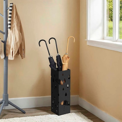 Artikelbild 3 für SONGMICS Schirmständer LUC49B schwarz, Metall, Artikelnummer 760252