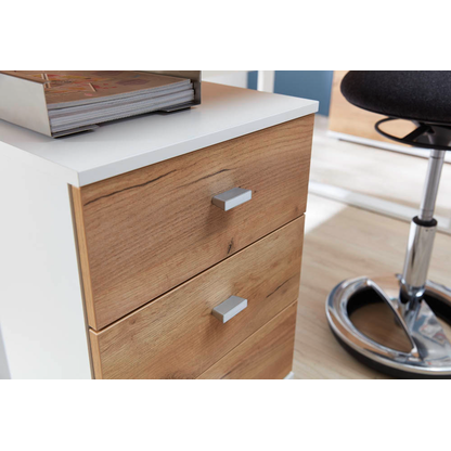 Artikelbild 14 für GERMANIA Lioni Büromöbel-Set weiß, eiche, Artikelnummer 790903