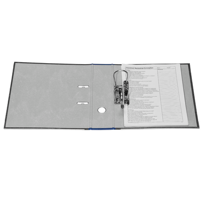 Artikelbild 3 für LEITZ 1080 Ordner blau marmoriert Karton 8,0 cm DIN A4, 1 St., Artikelnummer 652404