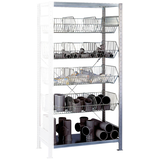 Artikelbild 1 für SCHULTE Anbauregal 13673 silber, verzinkt 100,0 x 50,0 x 200,0 cm, Artikelnummer 855142