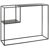 Artikelbild 1 für HAKU Möbel Konsolentisch rechteckig Metall schwarz 100,0 x 30,0 x 80,0 cm, 1 St., Artikelnummer 142537