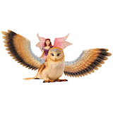 Artikelbild 1 für Schleich® Bayala 70789 Elfe auf Glitzer-Eule Spielfiguren-Set, Artikelnummer 920654