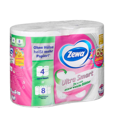 Artikelbild 2 für Zewa Toilettenpapier Ultra Smart 4-lagig, 4 Rollen, Artikelnummer 688347