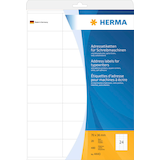 Artikelbild 1 für HERMA Adressetiketten 4443 weiß 70,0 x 36,0 mm, 20 Blatt, Artikelnummer 147652