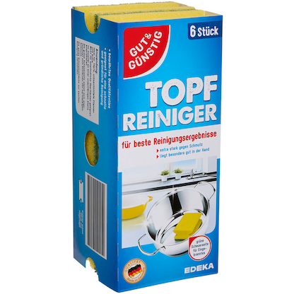 Artikelbild 2 für GUT&GÜNSTIG Topfreiniger, 6 St., Artikelnummer 988860