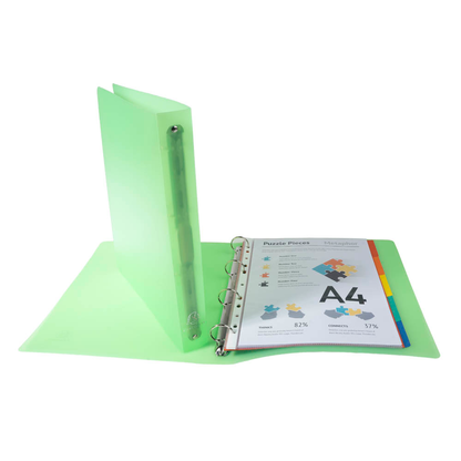 Artikelbild 9 für Exacompta Chromaline Ringbücher 4-Ringe farbsortiert 4,0 cm DIN A4, 10 St., Artikelnummer 681118