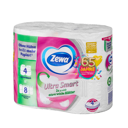 Artikelbild 4 für Zewa Toilettenpapier Ultra Smart 4-lagig, 4 Rollen, Artikelnummer 688347