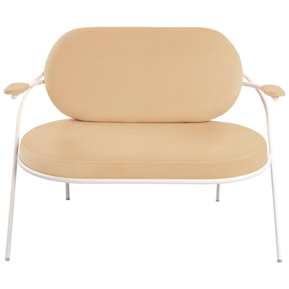 Artikelbild 3 für meet powered by PAPERFLOW 2-Sitzer Sofa SATURNE elfenbein weiß Kunstleder 118,0 x 73,0 x 88,0 cm, 1 St., Artikelnummer 231197