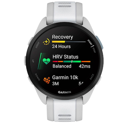 Artikelbild 2 für GARMIN Forerunner 165 Smartwatch dunstgrau/steinweiß, Artikelnummer 297574