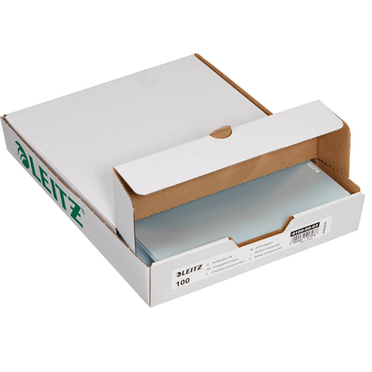 Artikelbild 10 für LEITZ Sichthüllen Premium 4100 DIN A4 glasklar glatt 0,15 mm, 100 St., Artikelnummer 578682