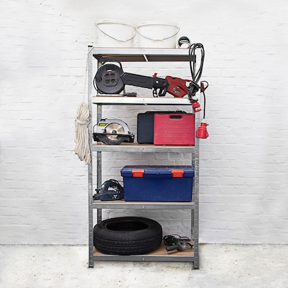 Artikelbild 3 für relaxdays Schwerlastregal 10019041_0 silber 90,0 x 41,0 x 180,0 cm, Artikelnummer 452437