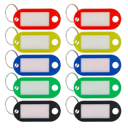 Artikelbild für WESTCOTT Schlüsselanhänger farbsortiert, 10 St., Artikelnummer 853881