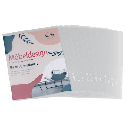 Artikelbild für LEITZ Sichthüllen Premium 4100 DIN A4 glasklar glatt 0,15 mm, 100 St., Artikelnummer 578682