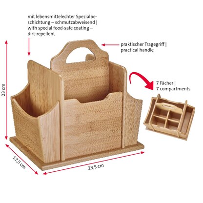 Artikelbild 3 für WESTMARK Besteckhalter Tapas + Friends braun, 1 St., Artikelnummer 996830