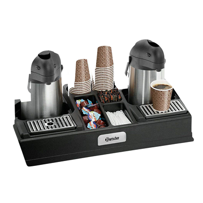 Artikelbild für Bartscher Kaffeestation 2190 schwarz 66,0 x 34,0 cm, Artikelnummer 426688