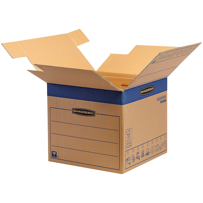 Artikelbild 2 für Bankers Box Umzugskartons SmoothMove FastFold 47,0 x 48,0 x 41,2 cm, 5 St., Artikelnummer 539043