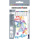 Artikelbild 1 für EBERHARD FABER Duo Fineliner farbsortiert 0,4 mm, 10 St., Artikelnummer 590129