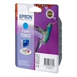 Artikelbild 1 für EPSON T0802 (Kolibri) cyan Druckerpatrone, Artikelnummer 868331