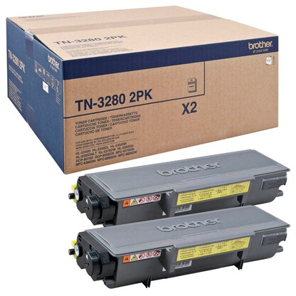 Artikelbild für brother TN-3280 schwarz Toner, 2er-Set, Artikelnummer 838961