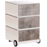 Artikelbild 1 für PAPERFLOW easyBox Industrial Rollcontainer weiß, bunt 61723 4 Auszüge 39,0 x 43,6 x 64,2 cm, Artikelnummer 214359
