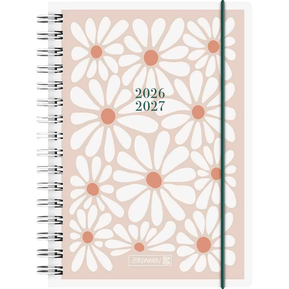Artikelbild 6 für BRUNNEN Schülerkalender Bloom 2026/2027 beige, weiß, orange, 1 St., Artikelnummer 804876