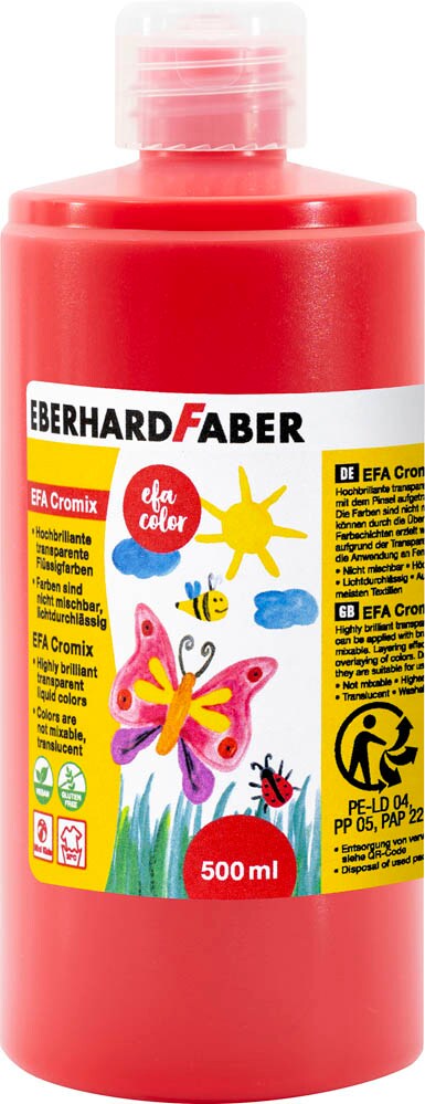 Plakatfarbe Kinder Plakat-/Schulmalfarbe Dacta, 500 Ml Gelb - Plakat- Und Schulmalfarbe Abtönfarbe Schwarz