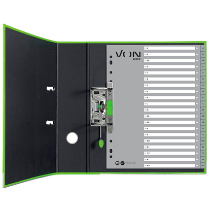 Artikelbild 3 für VON LEITZ Register DIN A4 Überbreite A-Z grau-weiß 20-teilig, 1 Satz, Artikelnummer 635837