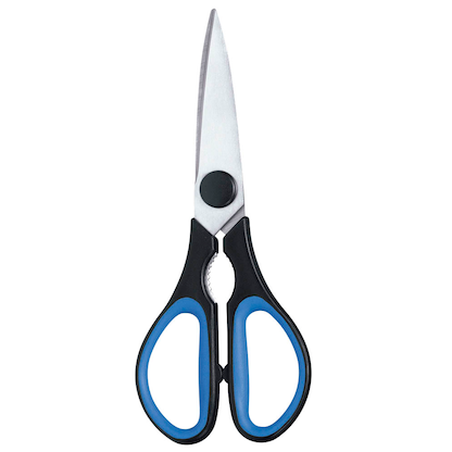 Artikelbild für WEDO Schere Soft-Cut schwarz-blau 21,5 cm, Artikelnummer 544478