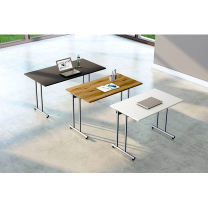 Artikelbild 3 für Kerkmann Smart office Schreibtisch anthrazit rechteckig, C-Fuß-Gestell silber 120,0 x 65,0 cm, Artikelnummer 488157