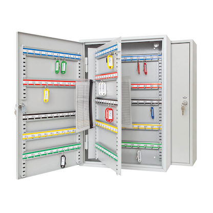 Artikelbild 3 für WEDO Schlüsselkasten lichtgrau mit 150 Haken, Sicherheitsschloss, 38,0 x 14,0 x 55,0 cm, 1 St., Artikelnummer 577705