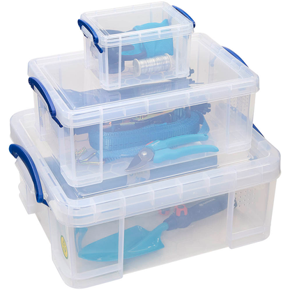 Artikelbild 14 für Really Useful Box Aufbewahrungsbox 9,0 l transparent 39,5 x 25,5 x 15,5 cm, 1 St., Artikelnummer 253856