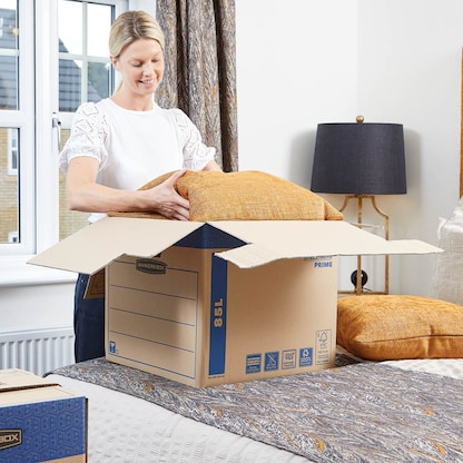 Artikelbild 8 für Bankers Box Umzugskartons SmoothMove FastFold 47,0 x 48,0 x 41,2 cm, 5 St., Artikelnummer 539043