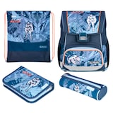 Artikelbild 1 für herlitz Schulranzen-Set Loop Plus TechMech Kunstfaser grün, Artikelnummer 556393