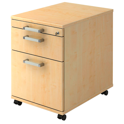 Artikelbild für HAMMERBACHER Solid AC20 Rollcontainer ahorn 3 Auszüge 42,8 x 58,0 x 59,0 cm, Artikelnummer 399283