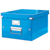 Artikelbild 1 für LEITZ Click & Store Aufbewahrungsbox 16,7 l blau 28,1 x 36,9 x 20,0 cm, 1 St., Artikelnummer 127340