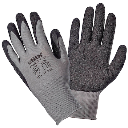 Artikelbild für Ulith unisex Arbeitshandschuhe grau Größe 9, 1 Paar, Artikelnummer 419489