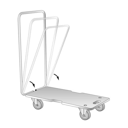 Artikelbild 4 für WAGNER® design yourself Transportroller MM 1345 braun 36,5 x 74,0 x 14,5 cm bis 300,0 kg, Artikelnummer 420184