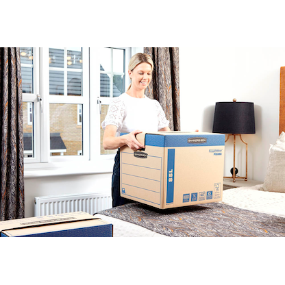 Artikelbild 13 für Bankers Box Umzugskartons SmoothMove FastFold 47,0 x 48,0 x 41,2 cm, 5 St., Artikelnummer 539043