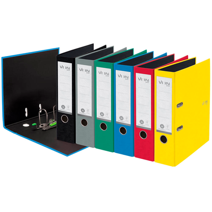 Artikelbild 9 für VON LEITZ Ordner blau Karton 8,0 cm DIN A4, 1 St., Artikelnummer 635898