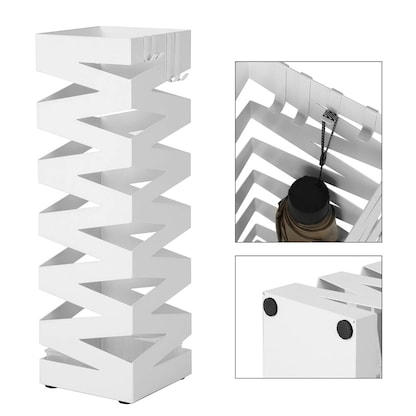 Artikelbild 10 für SONGMICS Schirmständer LUC16W weiß, Metall, Artikelnummer 439319